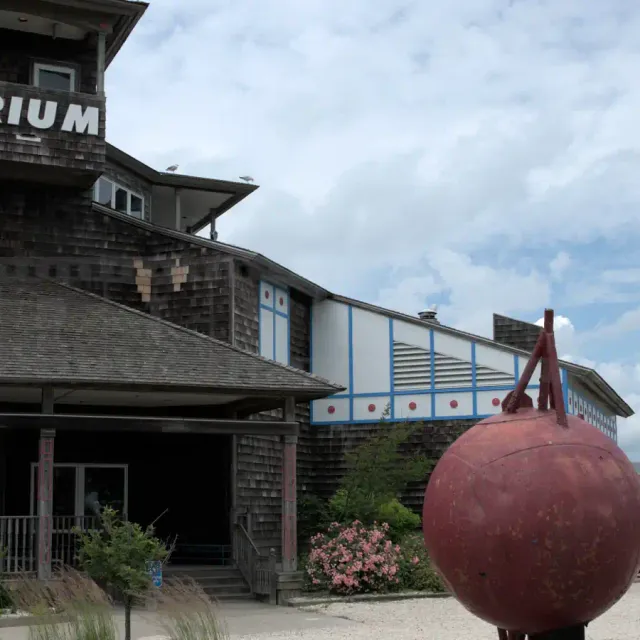 Main entrance to the Atlantic City Aquarium