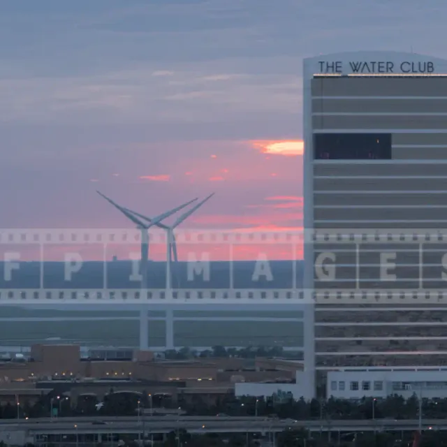 Borgata (left) and the Water Club Hotels and casinos in Atlantic City