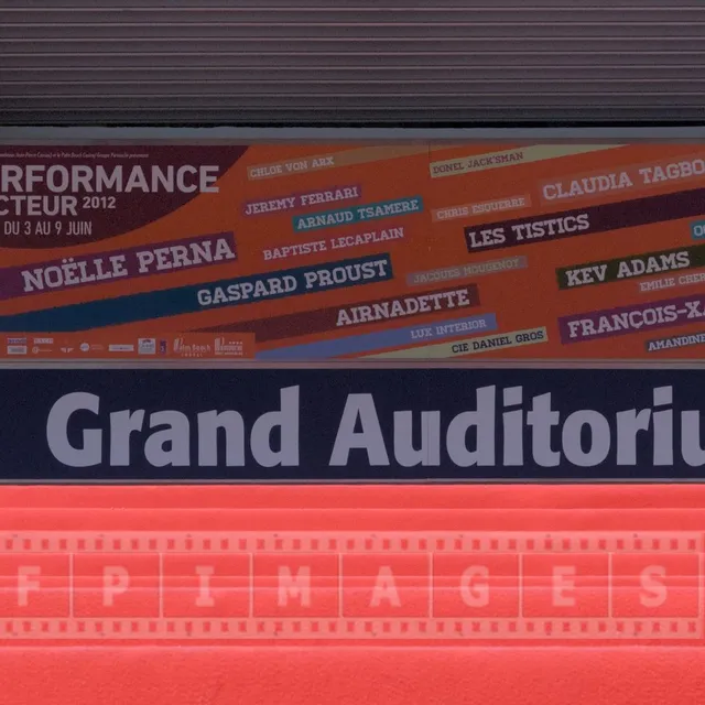 Red carpet leading to Grand Auditorium in Cannes, France