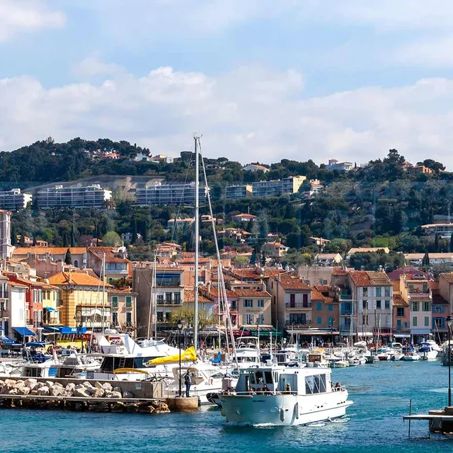 Beautiful little harbour of Cassis, France