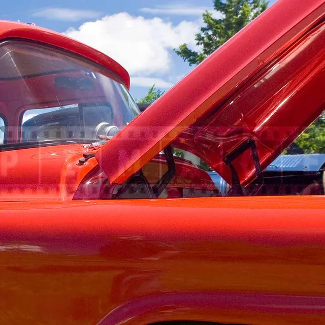 red half ton truck
