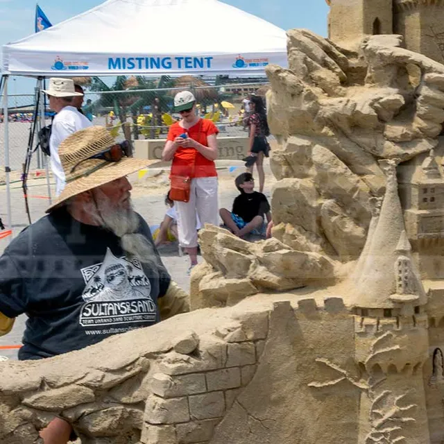 Atlantic City beach hosting sand sculpting world cup