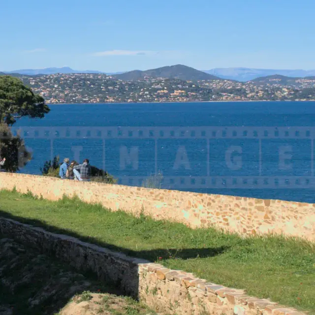 view from the citadel hill in Saint Tropez France