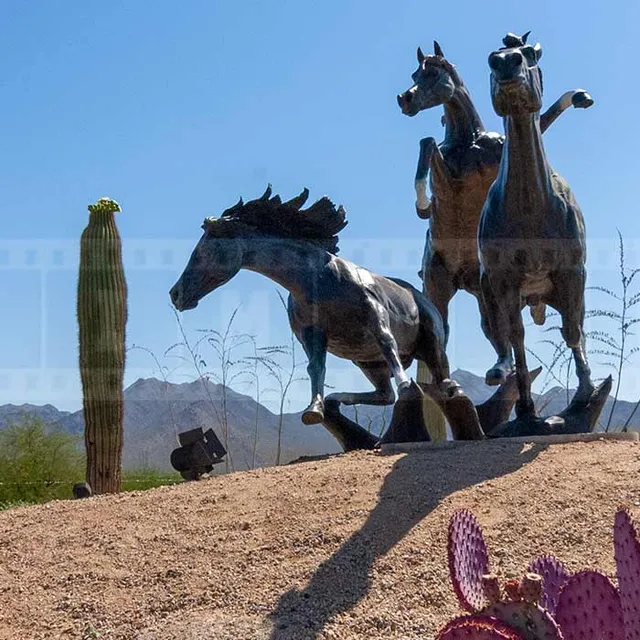 Horses monument at West World