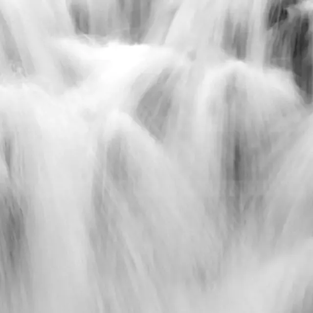 Abstract photograph of the waterfall