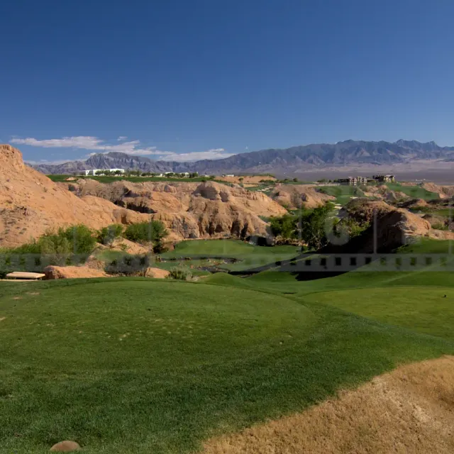 Par 3 #8 tee looking back in the clubhouse direction